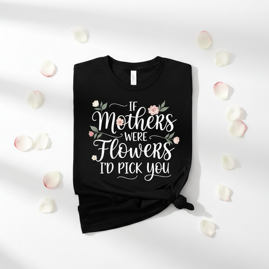 If Mothers Were Flowers Flat Lay Mockup